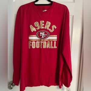 NFL 49er Team Apparel Red Shirt